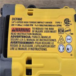 AS-IS DEWALT 20V MAX XR Cordless Impact Driver (Tool Only)