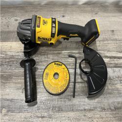 AS-IS DEWALT FLEXVOLT 60V MAX Cordless Brushless 4.5 in. to 6 in. Small Angle Grinder with Kickback Brake (Tool Only)