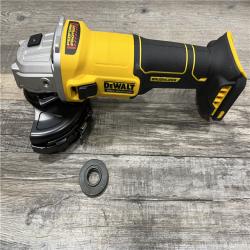 AS-IS DEWALT 20-Volt MAX Cordless Brushless 4-1/2 in. Angle Grinder with Slide Switch (Tool Only)