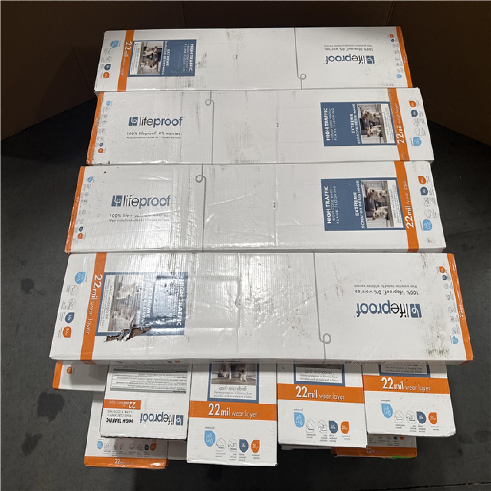 CALIFORNIA AS IS LIFEPROOF VINYL PLANK FLOORING