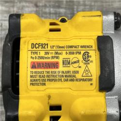 AS-IS DEWALT ATOMIC 20V MAX Cordless Brushless 1/2 in. Variable Speed Impact Wrench (Tool Only)