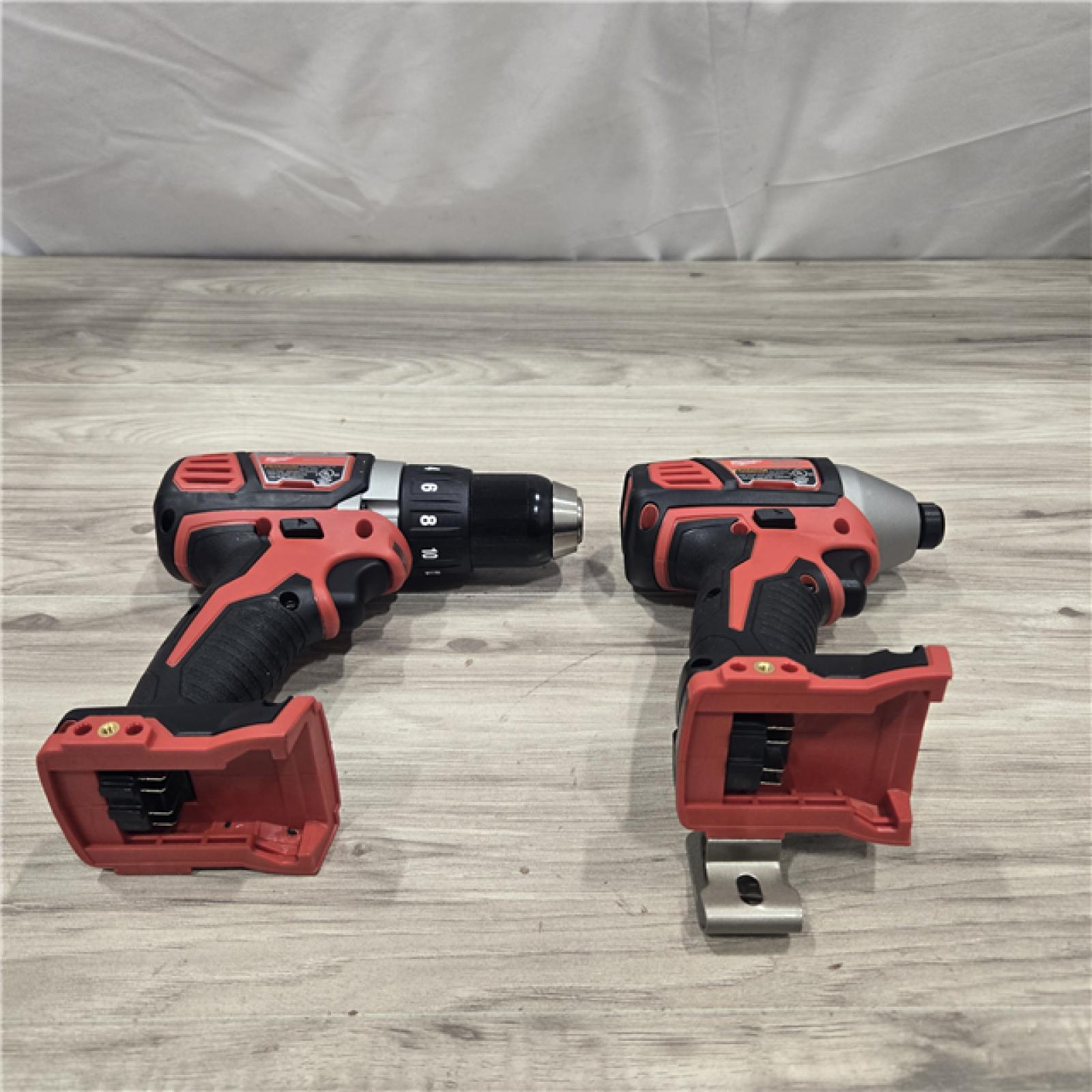 AS-IS Milwaukee 18V Cordless 2-Tool Drill/Driver and Impact Driver Kit