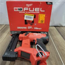 AS-IS MILWAUKEE M18 FUEL 18-Volt Lithium-Ion Brushless Cordless 18-Gauge 1/4 in. Narrow Crown Stapler (Tool-Only)