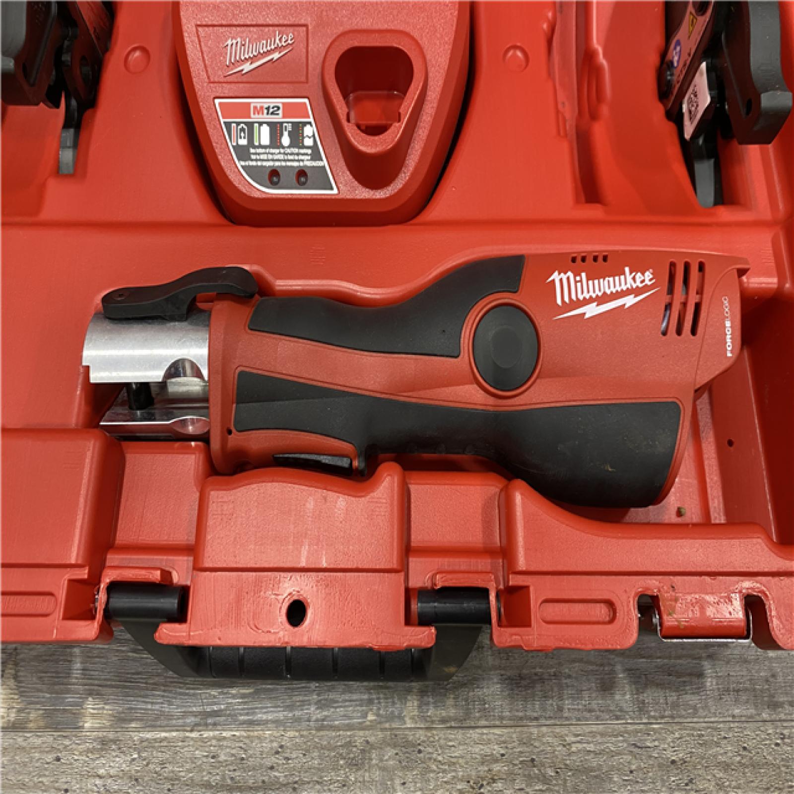 AS-IS Milwaukee 12-Volt Lithium-Ion Force Logic Cordless Press Tool Kit