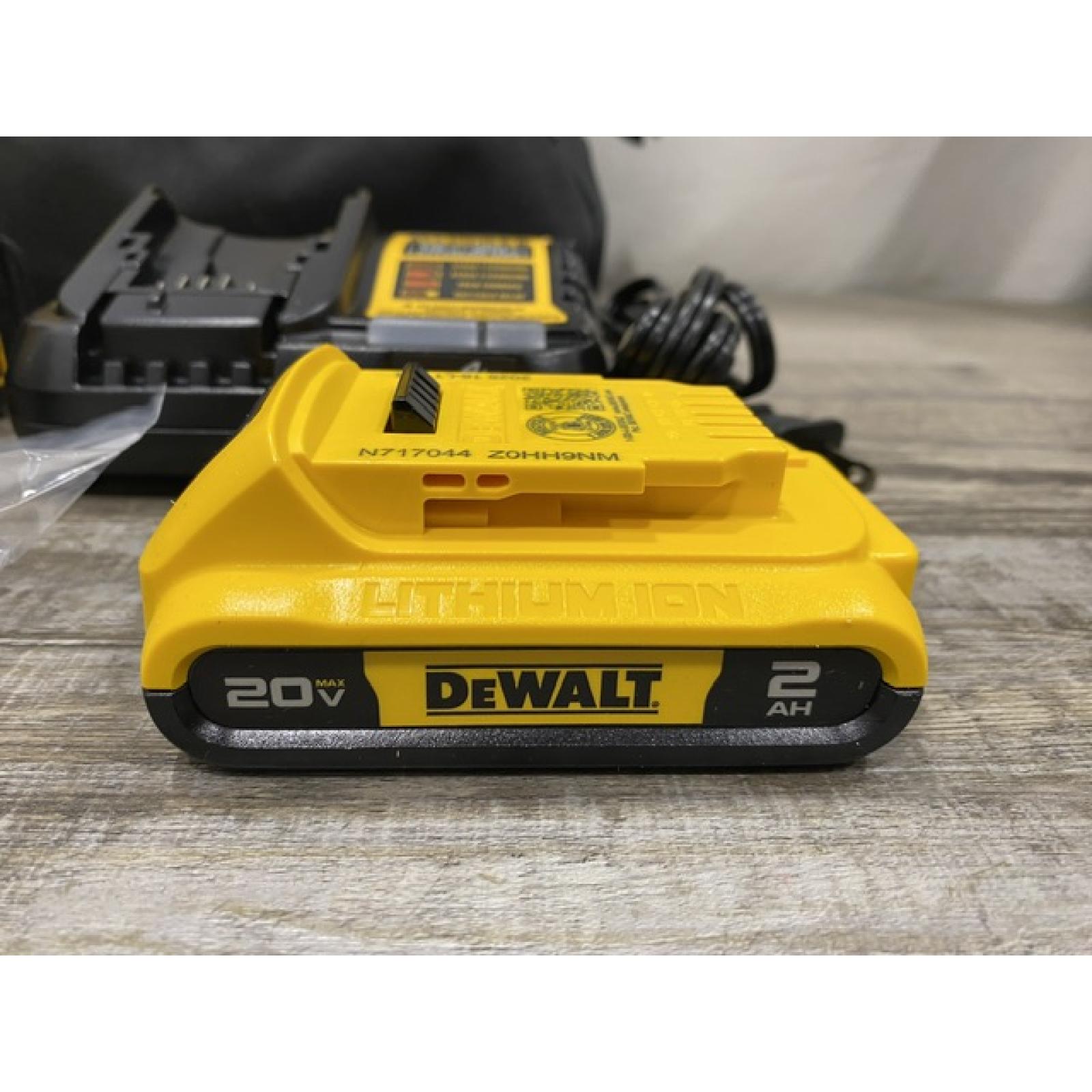 AS-IS DEWALT Atomic 20V Lithium-Ion Cordless Compact 1/2 in. Drill/Driver Kit