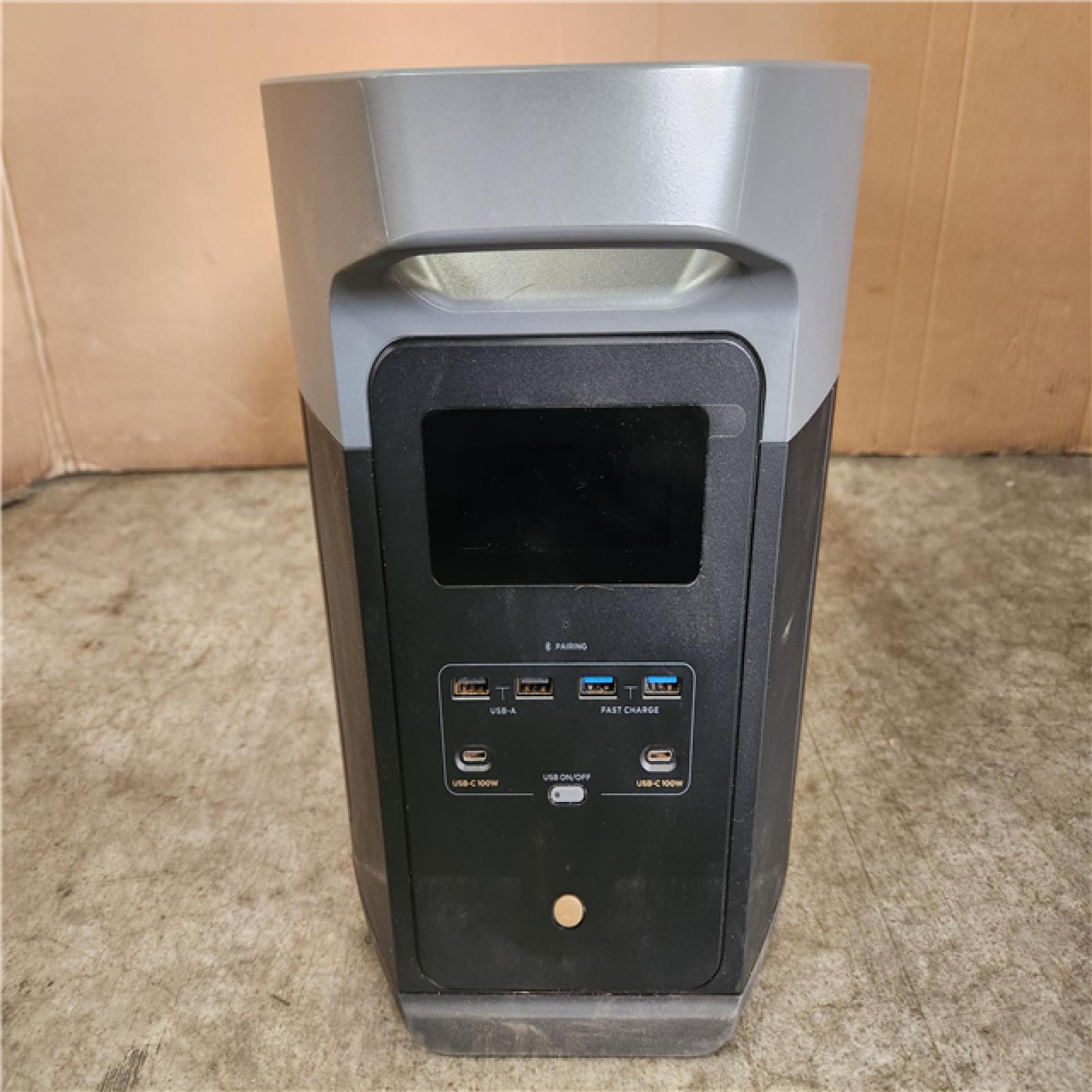 Phoenix EcoFlow Battery Generator DELTA 2 Max Solar Generator  2400W Output 2048Wh LFP Power Station for Home Backup Push-Button