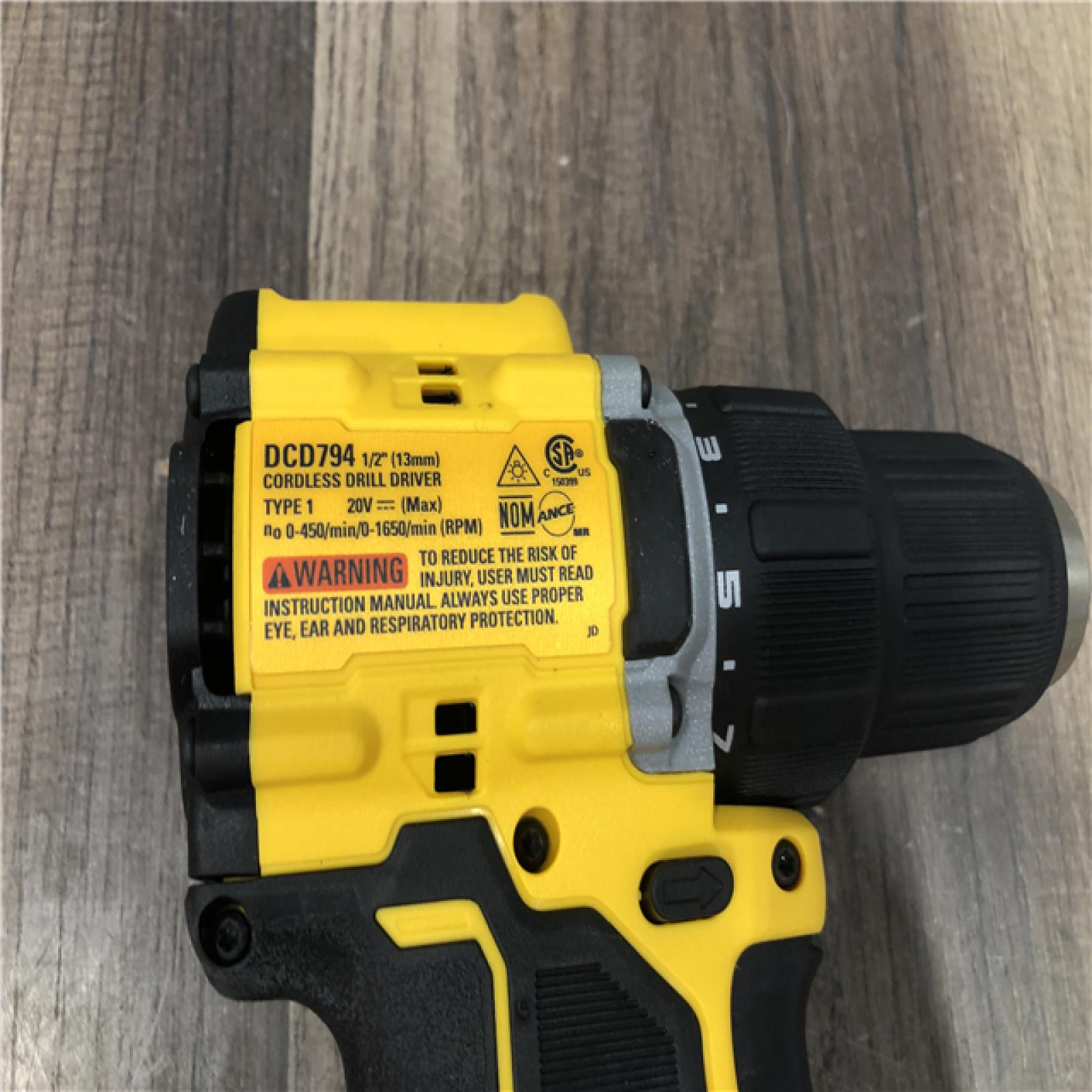 AS-IS DEWALT ATOMIC 20-Volt MAX Brushless Cordless 1/2 in. Drill Driver (Tool-Only)