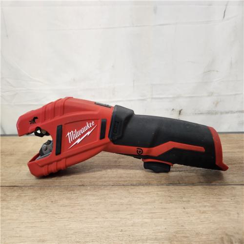 AS-IS- Milwaukee M12 1 in. Tubing Cutter 14 in. L Black/Red 1 Pc