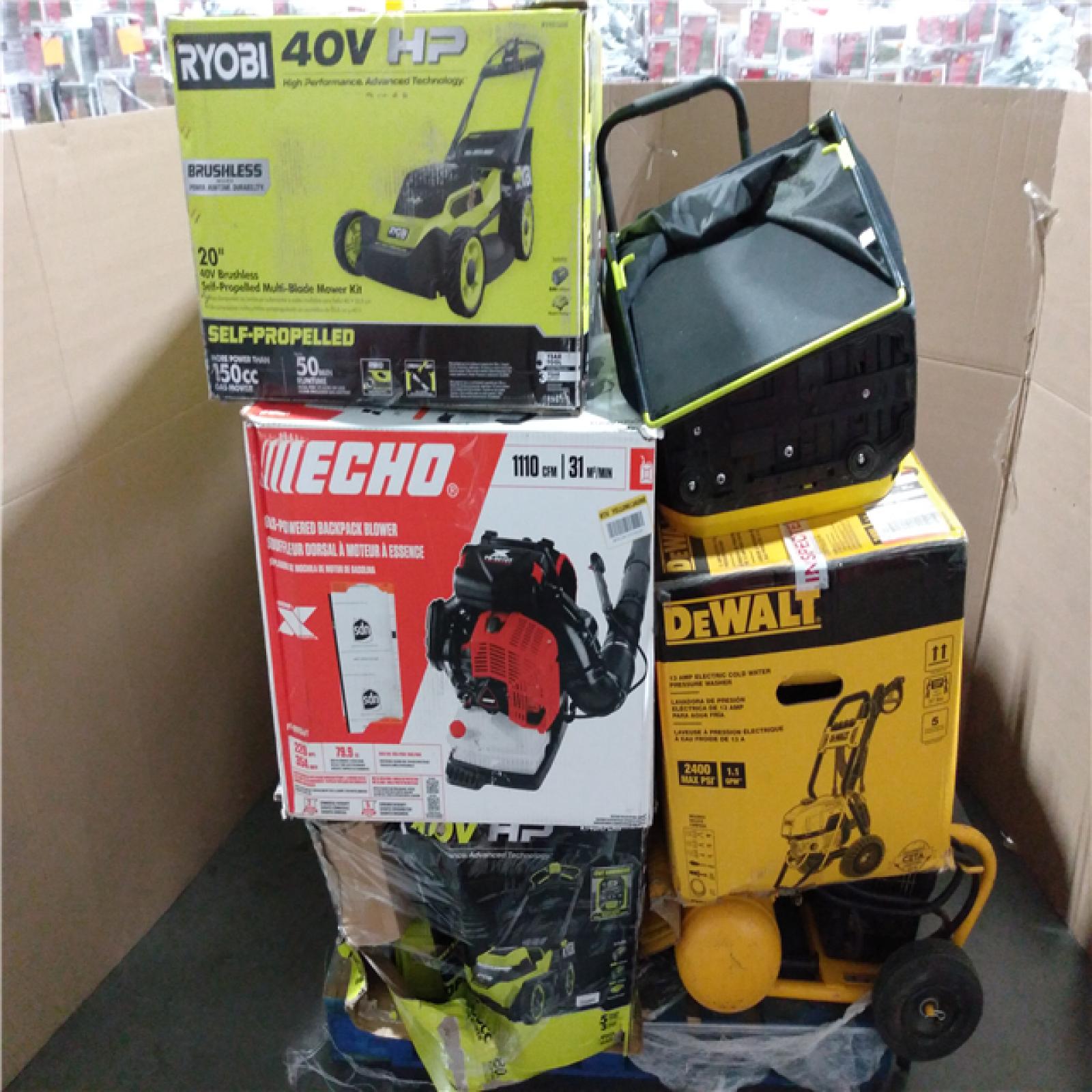 CALIFORNIA AS-IS OUTDOOR POWER EQUIPMENT