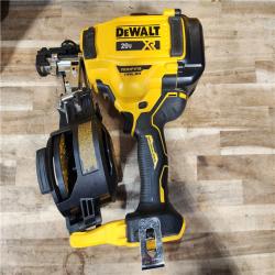HOUSTON LOCATION - AS-IS DEWALT 20V MAX Lithium-Ion 15-Degree Electric Cordless Roofing Nailer Kit