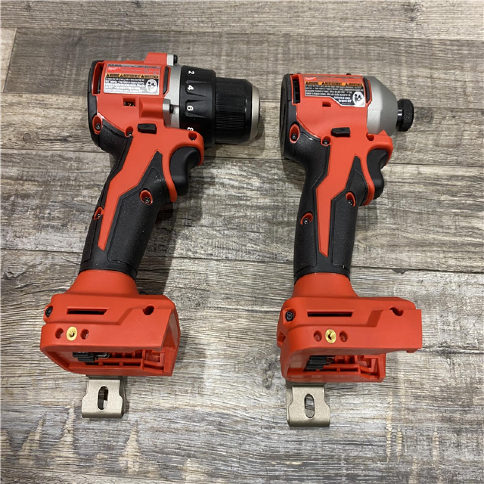 AS-IS Milwaukee 18V Lithium-Ion Brushless Cordless Compact Drill/Impact Combo Kit