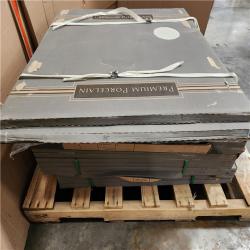 Phoenix AS-IS MSI Calacatta Kofi 35 in. x 35 in. Matte Porcelain Marble Look Floor and Wall Tile (306 sq. ft./18 Case)