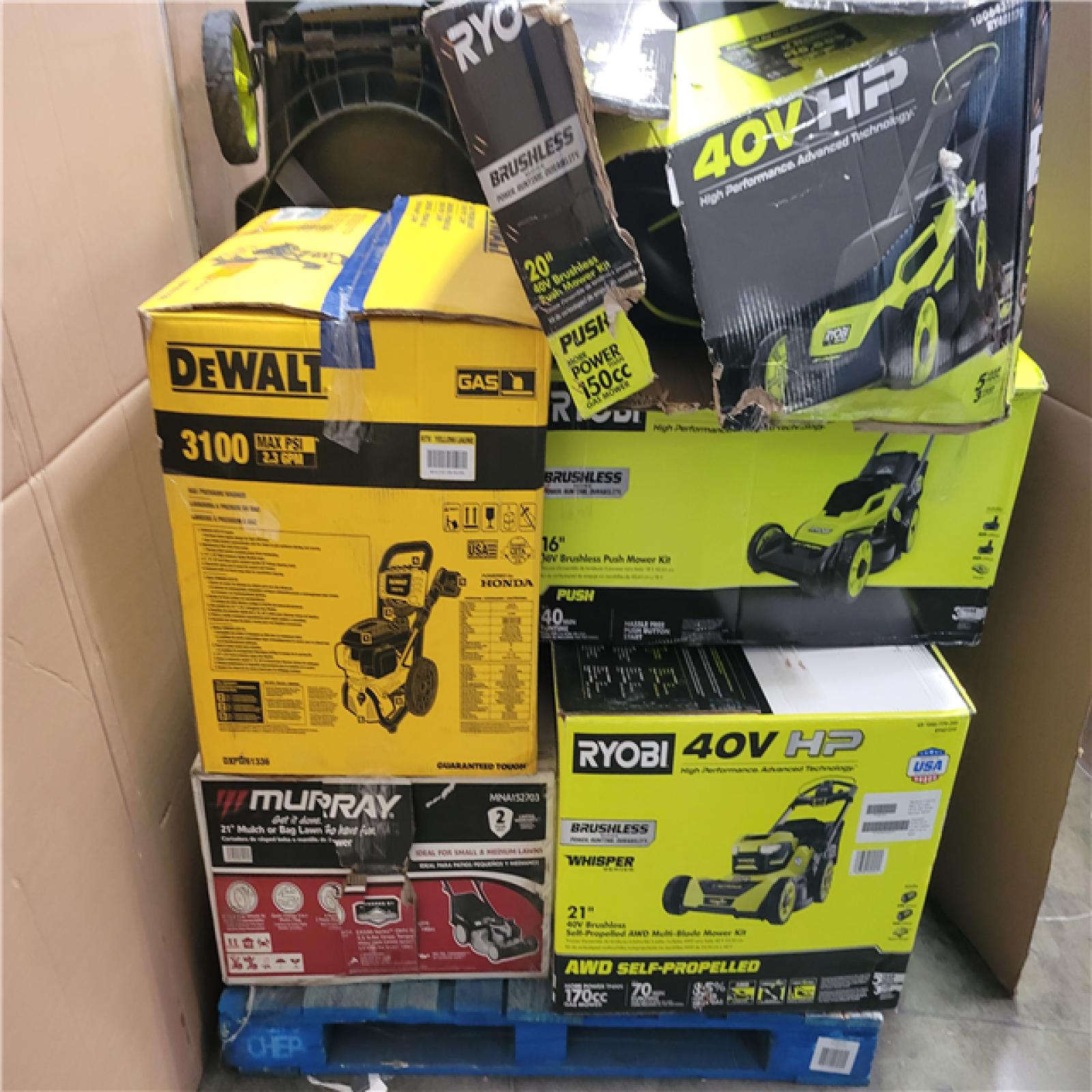CALIFORNIA AS-IS OUTDOOR POWER EQUIPMENT