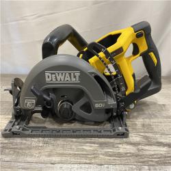 AS-IS DEWALT FLEXVOLT 60V MAX Cordless Brushless 7-1/4 in. Wormdrive Style Circular Saw (Tool Only)