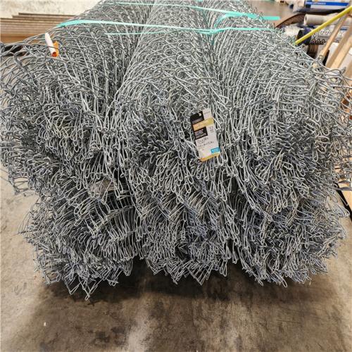 Phoenix AS-IS Everbilt 6 ft. x 50 ft. 11.5- Gauge Galvanized Steel Chain Link Fence Fabric (6 Rolls)