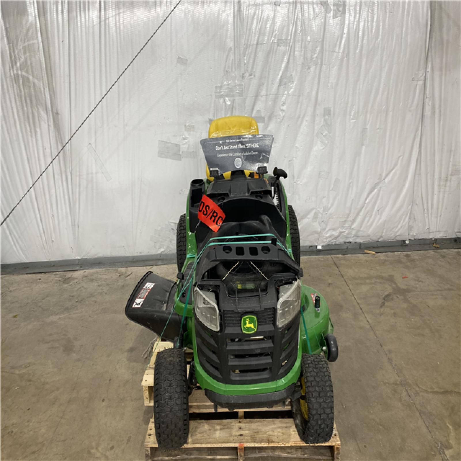 Houston Location AS IS - John Deere S100 Riding Mower