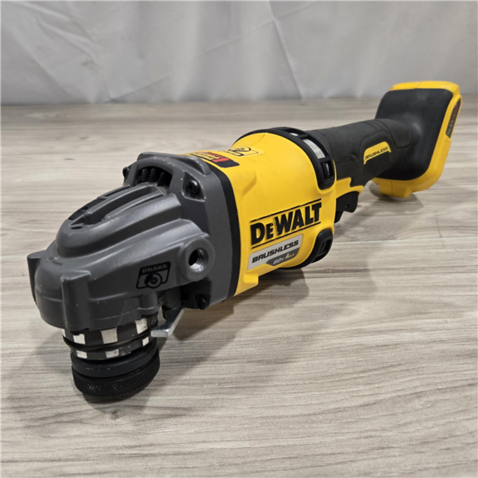 AS-IS DEWALT 60V MAX Cordless Small Angle Grinder with Kickback Brake (Tool Only)