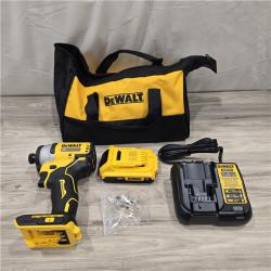 AS-IS DeWALT ATOMIC 20V MAX Cordless Compact Impact Driver Kit