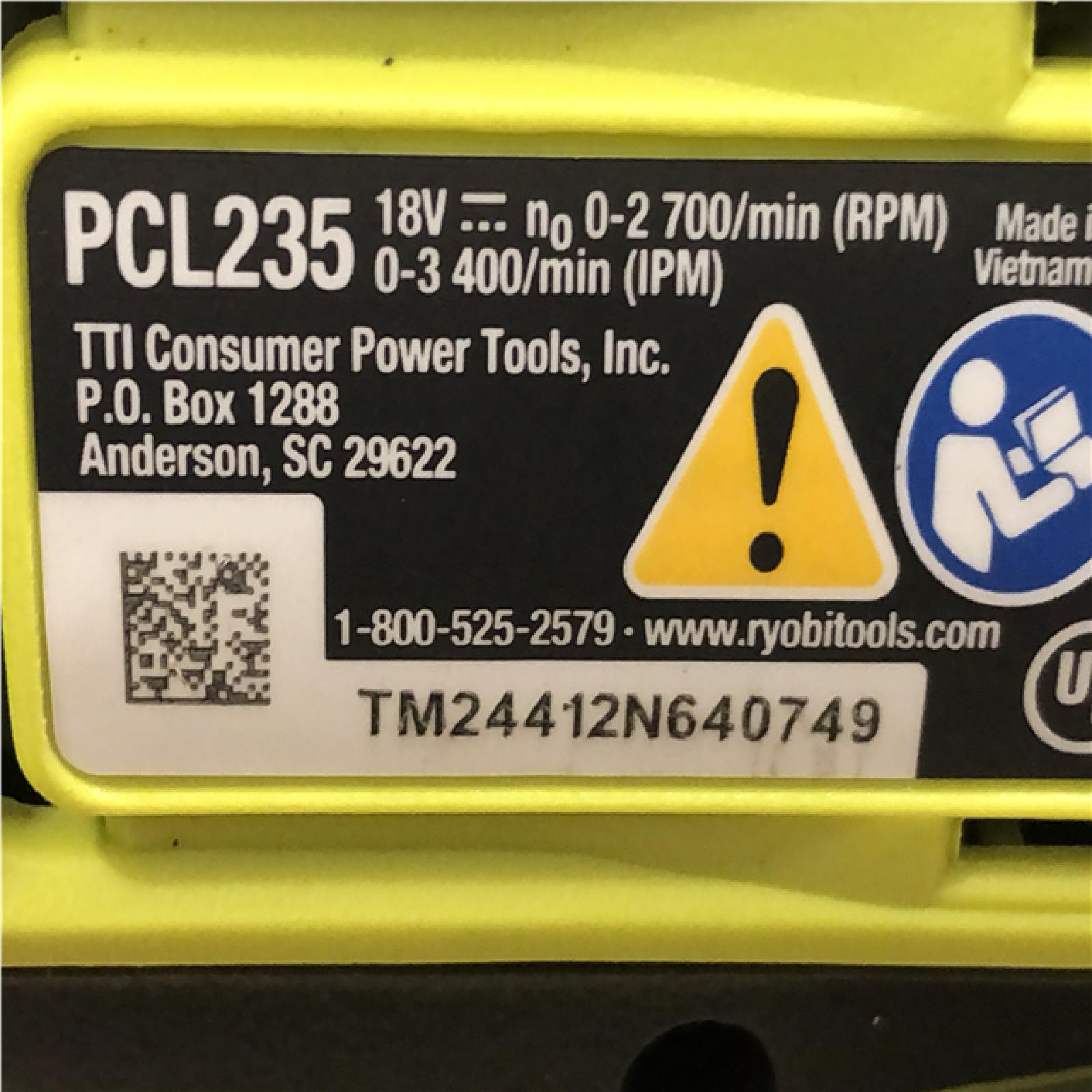 AS-IS RYOBI ONE+ 18V Cordless 4-Tool Combo Kit with 1.5 Ah Battery  4.0 Ah Battery  and Charger