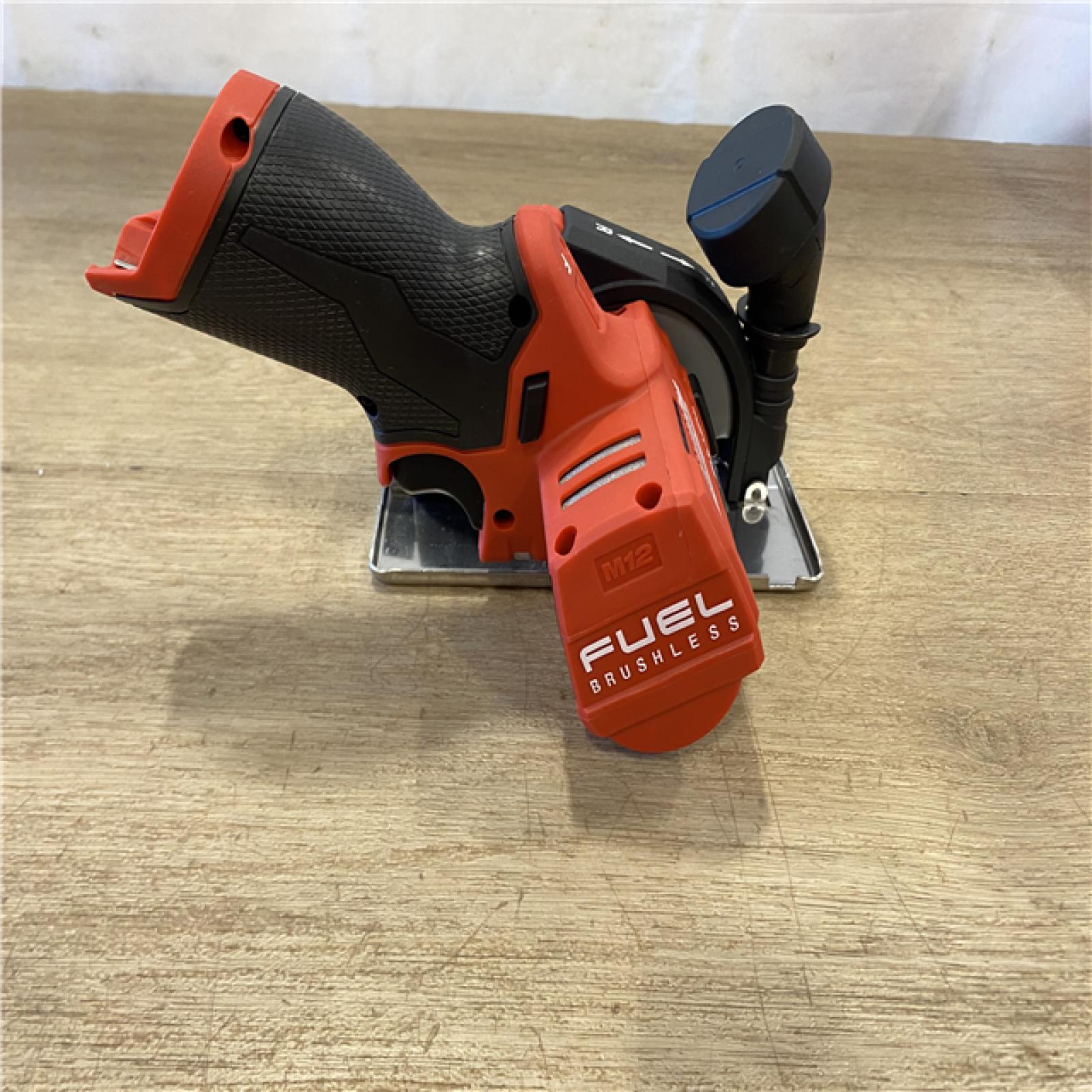 AS-IS Milwaukee FUEL 12V Lithium-Ion Brushless Cordless 3 in. Cut Off Saw (Tool-Only)