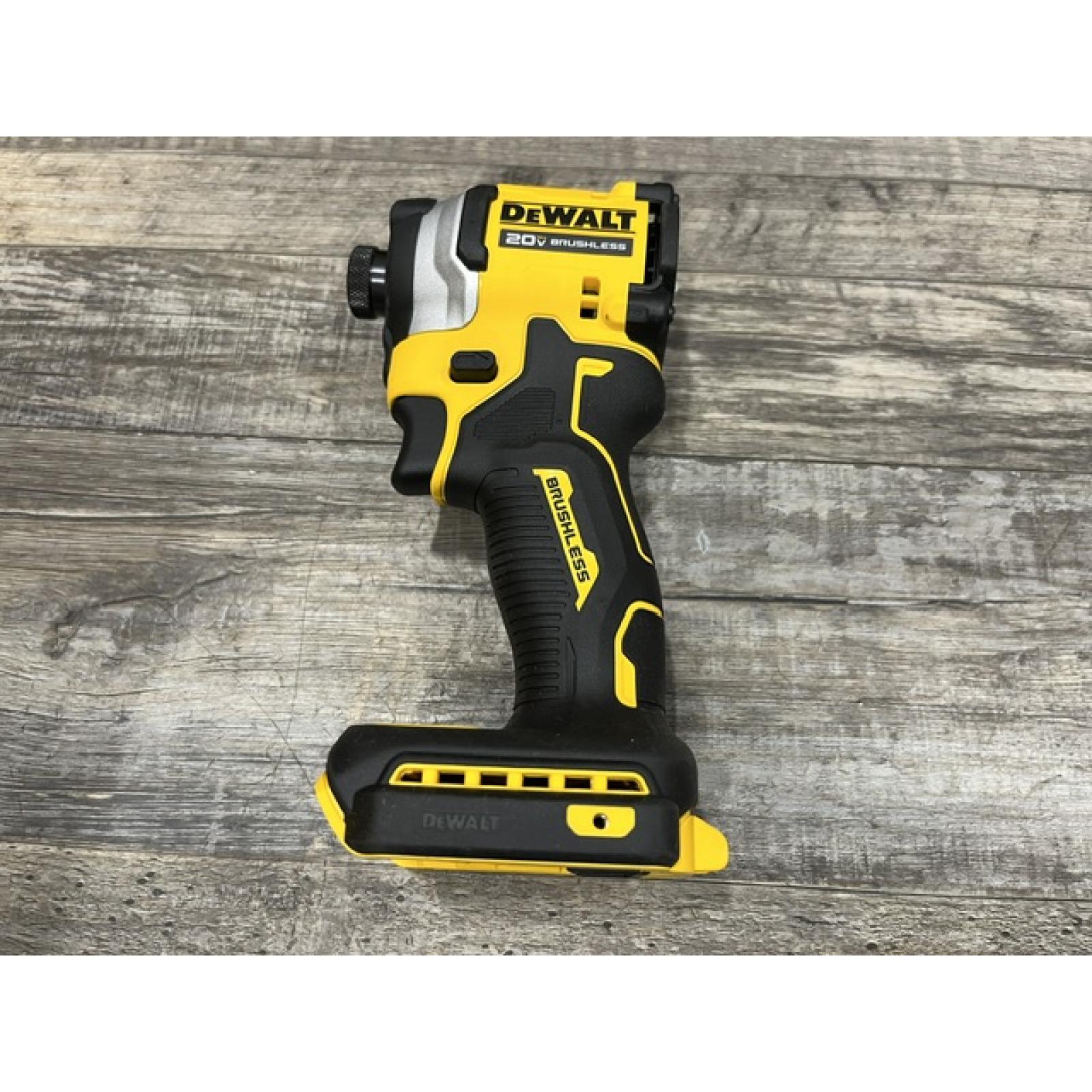 AS-IS DEWALT ATOMIC 20V MAX Lithium-Ion Cordless 1/4 in. Brushless Impact Driver Kit