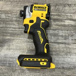 AS-IS DEWALT ATOMIC 20V MAX Lithium-Ion Cordless 1/4 in. Brushless Impact Driver Kit