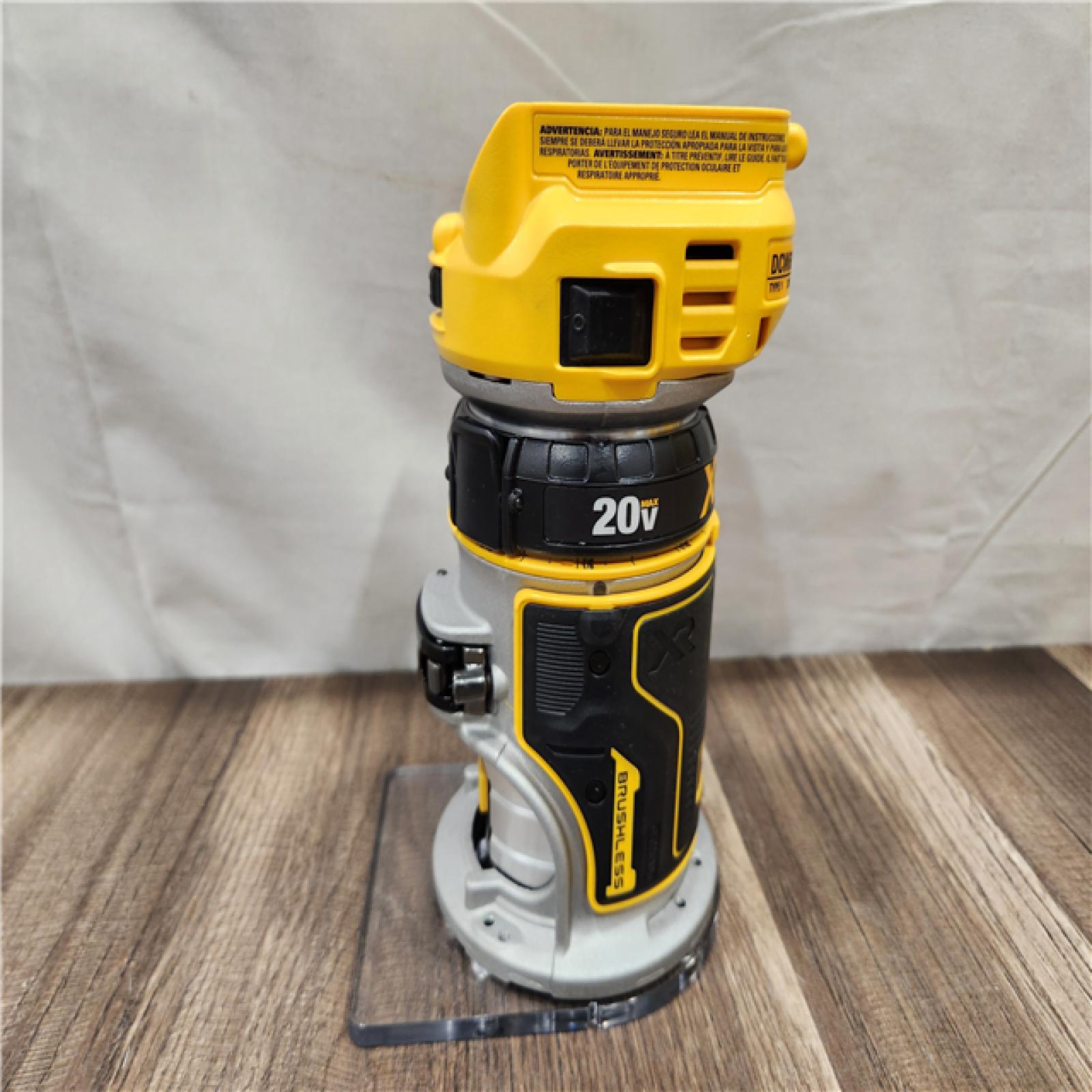AS-IS- Dewalt 20V MAX XR Brushless Cordless Compact Router (Tool Only)