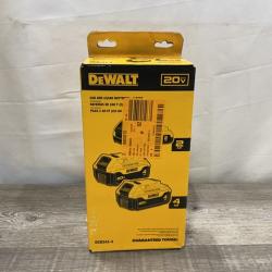 NEW - DEWALT 20V MAX Lithium-Ion 2.0 Ah and (2) 4.0 Ah Battery Packs (3-Pack)