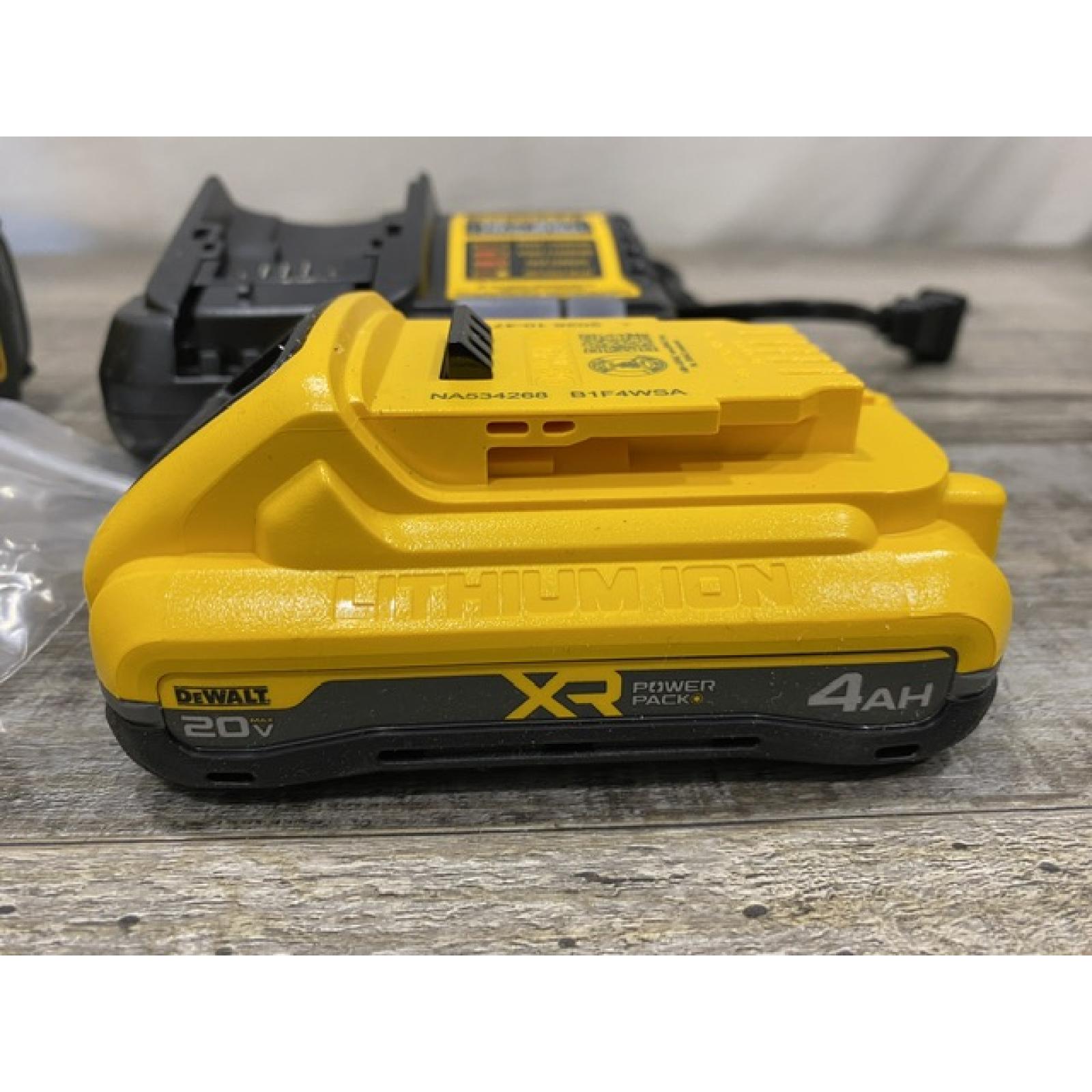 AS-IS DEWALT 20V MAX XR Lithium-Ion Brushless Cordless 3-Speed High Torque 1/4 in. Impact Driver Kit