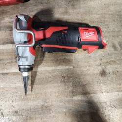 HOUSTON LOCATION - AS-IS Milwaukee M12 12V Lithium-Ion Cordless PEX Expansion Tool Kit with (2) 1.5 Ah Batteries  (3) Expansion Heads and Hard Case
