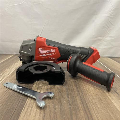 AS-IS Milwaukee FUEL 18V Lithium-Ion Brushless Cordless 4-1/2 in./5 in. Grinder w/Paddle Switch (Tool-Only)