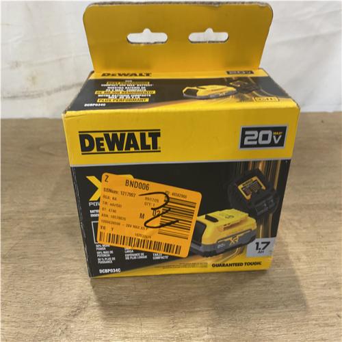 NEW DEWALT 20V MAX XR POWERSTACK Lithium-Ion Battery Starter Kit with 1.7Ah Battery and Charger