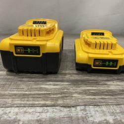AS-IS DEWALT 20V MAX Lithium-Ion Battery Kit with 5.0Ah and 2.0Ah Battery and Charger