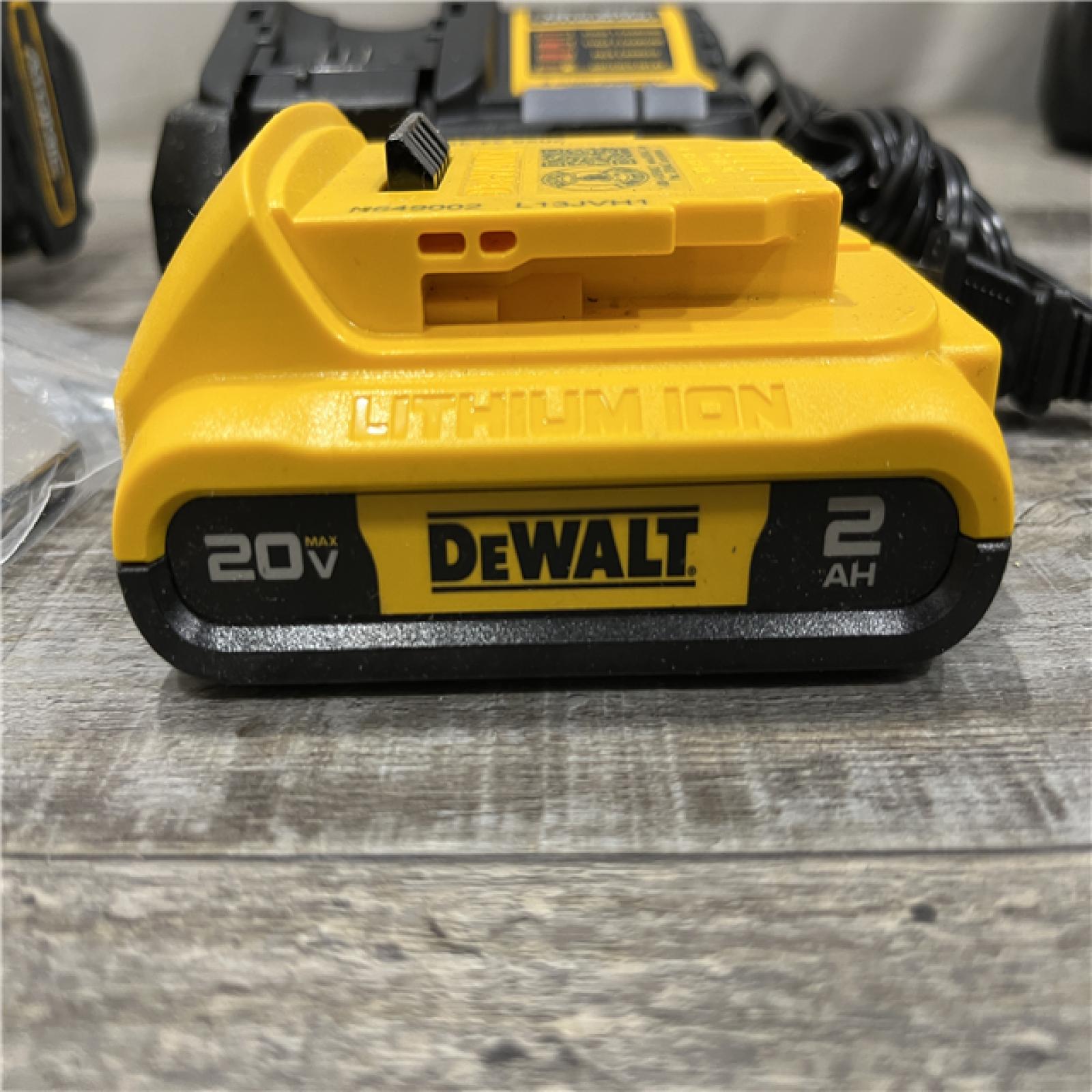 AS-IS DEWALT Atomic 20V Lithium-Ion Cordless Compact 1/2 in. Drill/Driver Kit