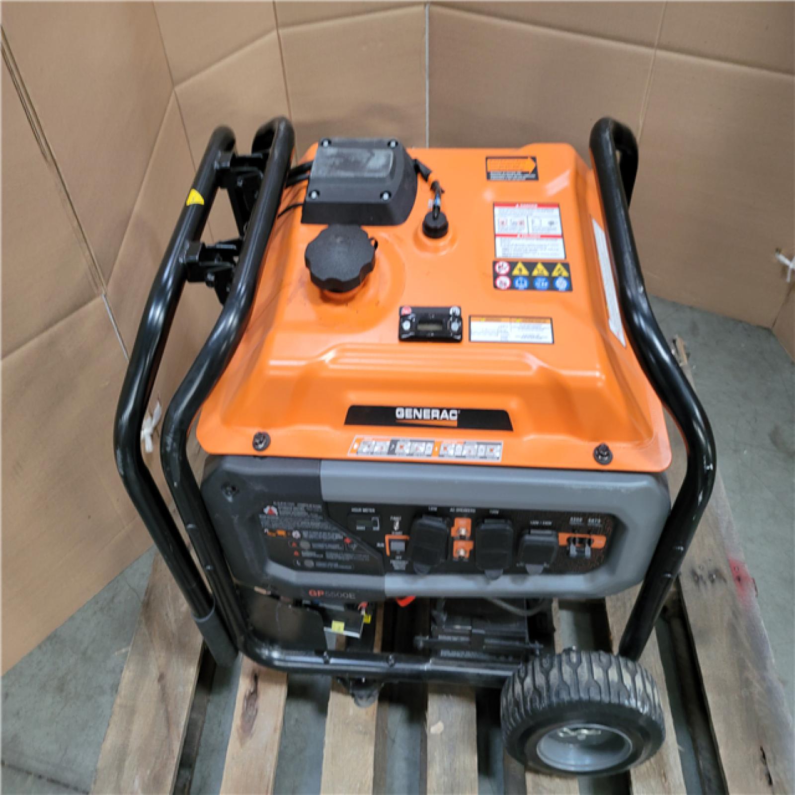 CALIFORNIA AS-IS GENERAC PORTABLE GENERATOR