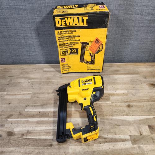 HOUSTON LOCATION - AS-IS DEWALT Cordless 18-Gauge Narrow Crown Stapler (Tool Only)