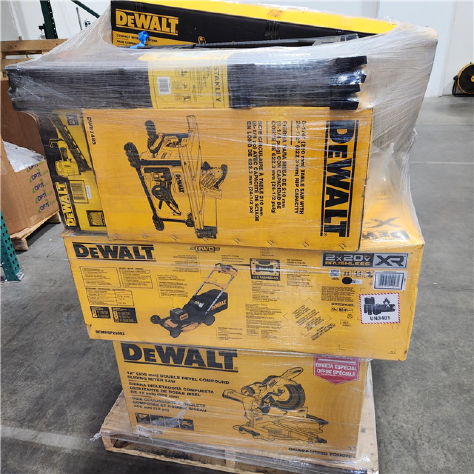 Dallas Location - As-Is DEWALT Tool Pallet