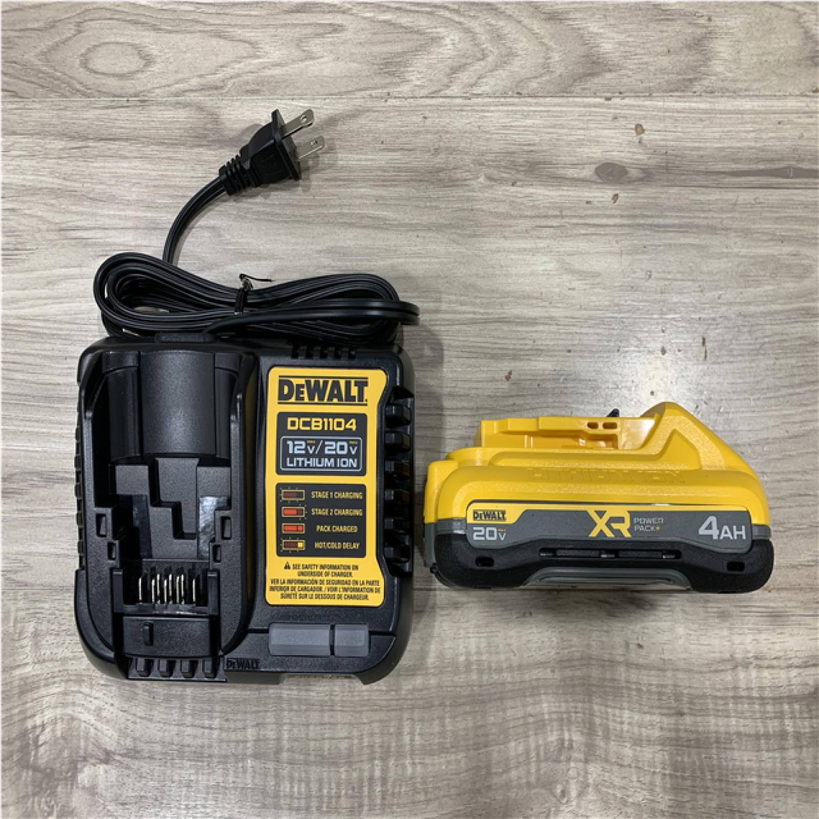 AS-IS DEWALT 20V MAX XR Lithium-Ion Cordless Brushless 1/2 in. Impact Wrench Kit