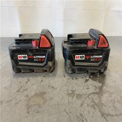 AS-IS - Milwaukee M18 18-Volt Lithium-Ion XC Starter Kit with Two 5.0Ah Batteries and Charger