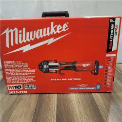 AS-IS Milwaukee Tool M18 18V  Brushless Cordless FORCE LOGIC Press Tool Kit with 1/4 in. - 7/8 in. ACR Jaws (6-Jaws Incl)