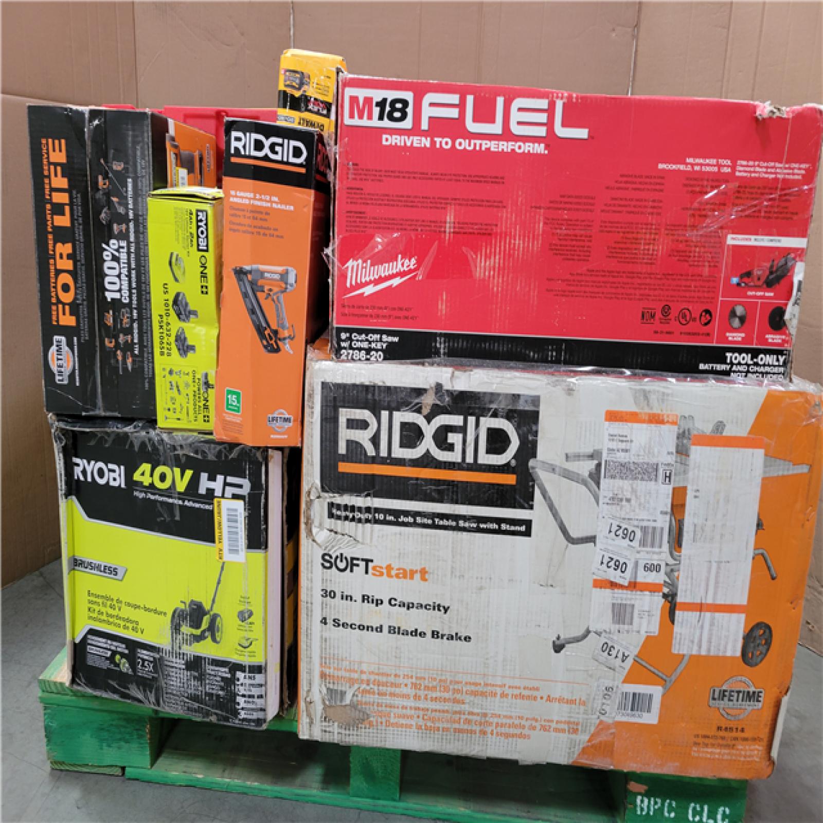 CALIFORNIA AS-IS TOOL PALLET