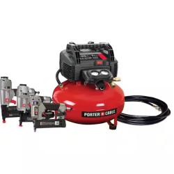 NEW! - Porter Cable 3-Tool and Compressor Combo Kit
