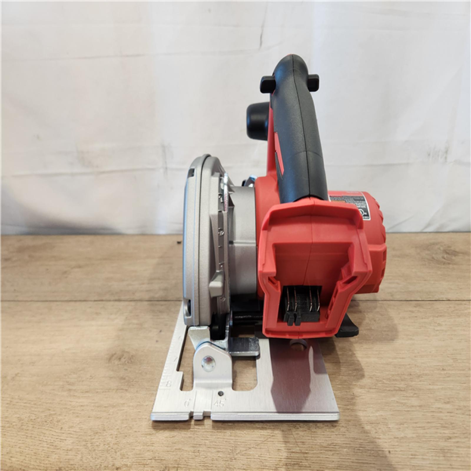 AS-IS- Milwaukee 18V Lithium-Ion Cordless 6-1/2 in. Circular Saw (Tool-Only)