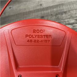 NEW - Milwaukee 200 ft. Polyester Fish Tape with Flexible Metal Leader