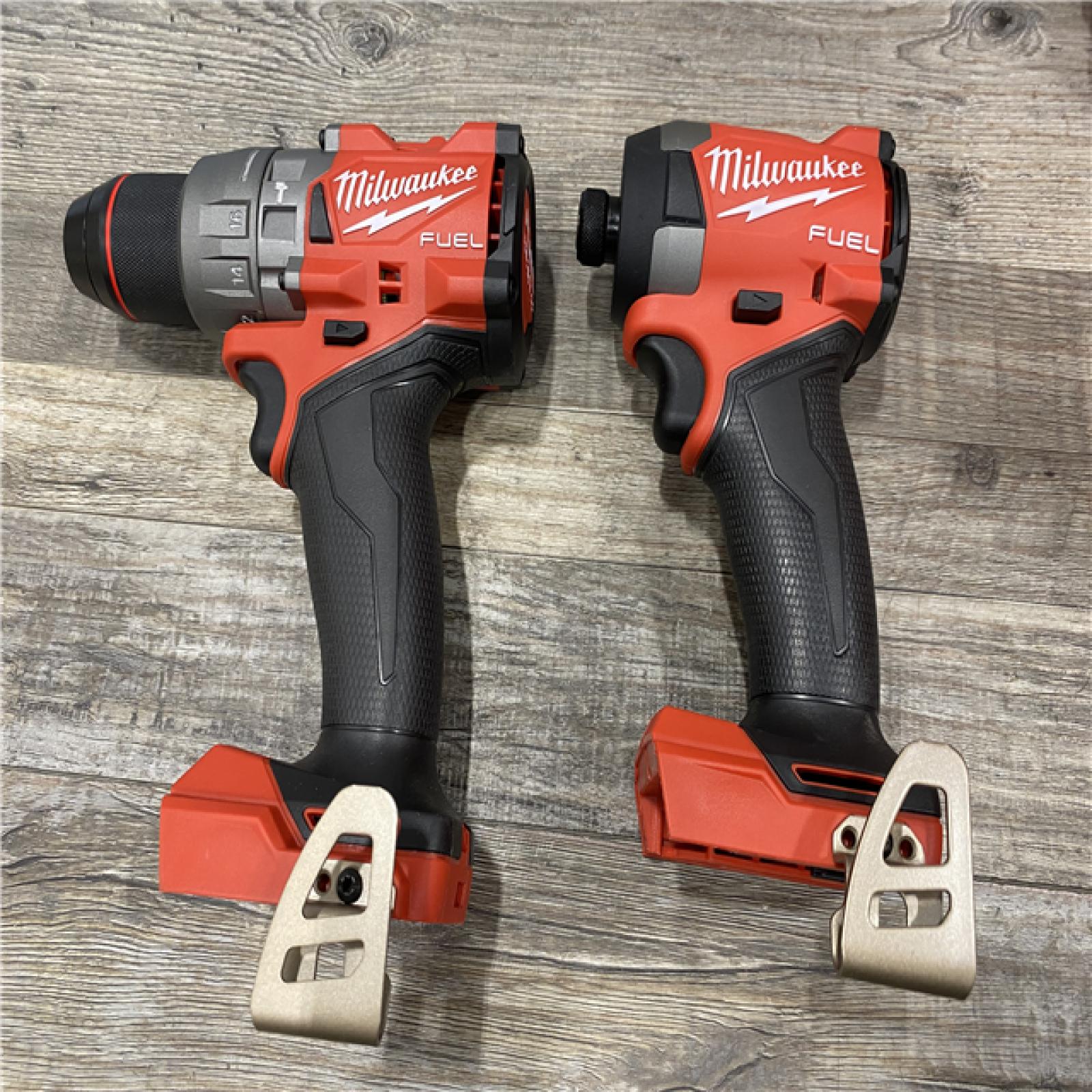 LIKE NEW - Milwaukee FUEL 18V Lithium-Ion Brushless Cordless Hammer Drill and Impact Driver Combo Kit