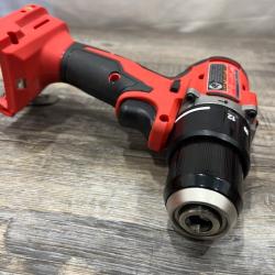AS-IS Milwaukee 18V Lithium-Ion Brushless Cordless 1/2 in. Compact Hammer Drill/Driver Kit