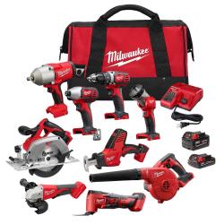 NEW - Milwaukee 18-Volt Lithium-Ion Cordless (9-Tool) Combo Kit