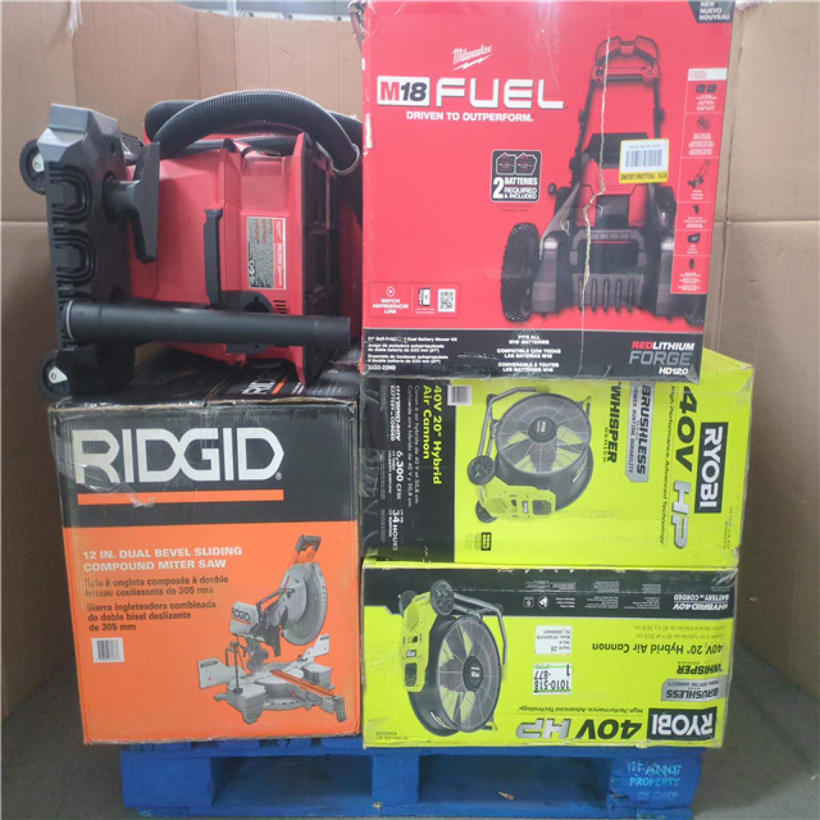 CALIFORNIA AS-IS TOOL PALLET