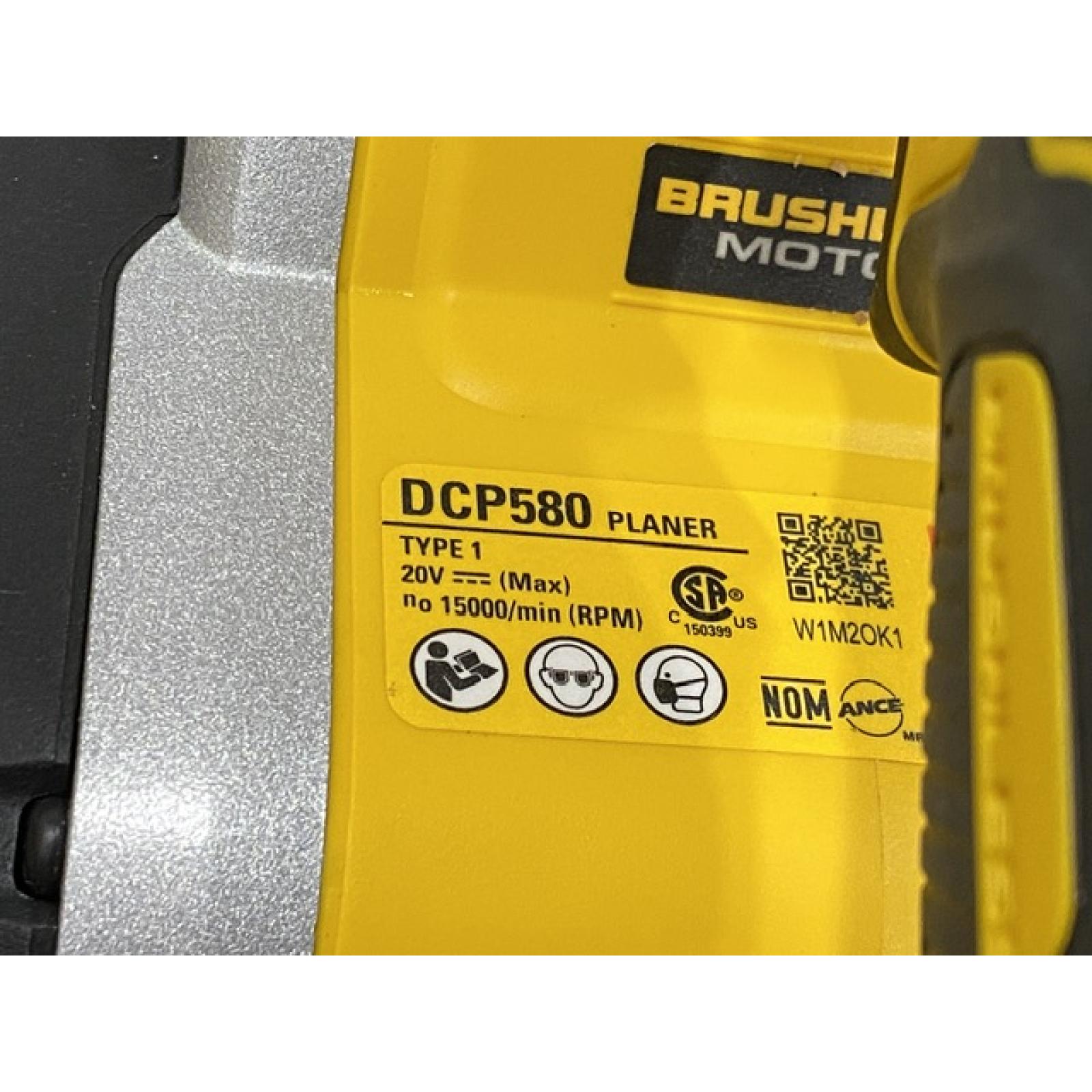 AS-IS DEWALT 20V MAX XR Cordless Brushless 3-1/4 in. Planer (Tool Only)