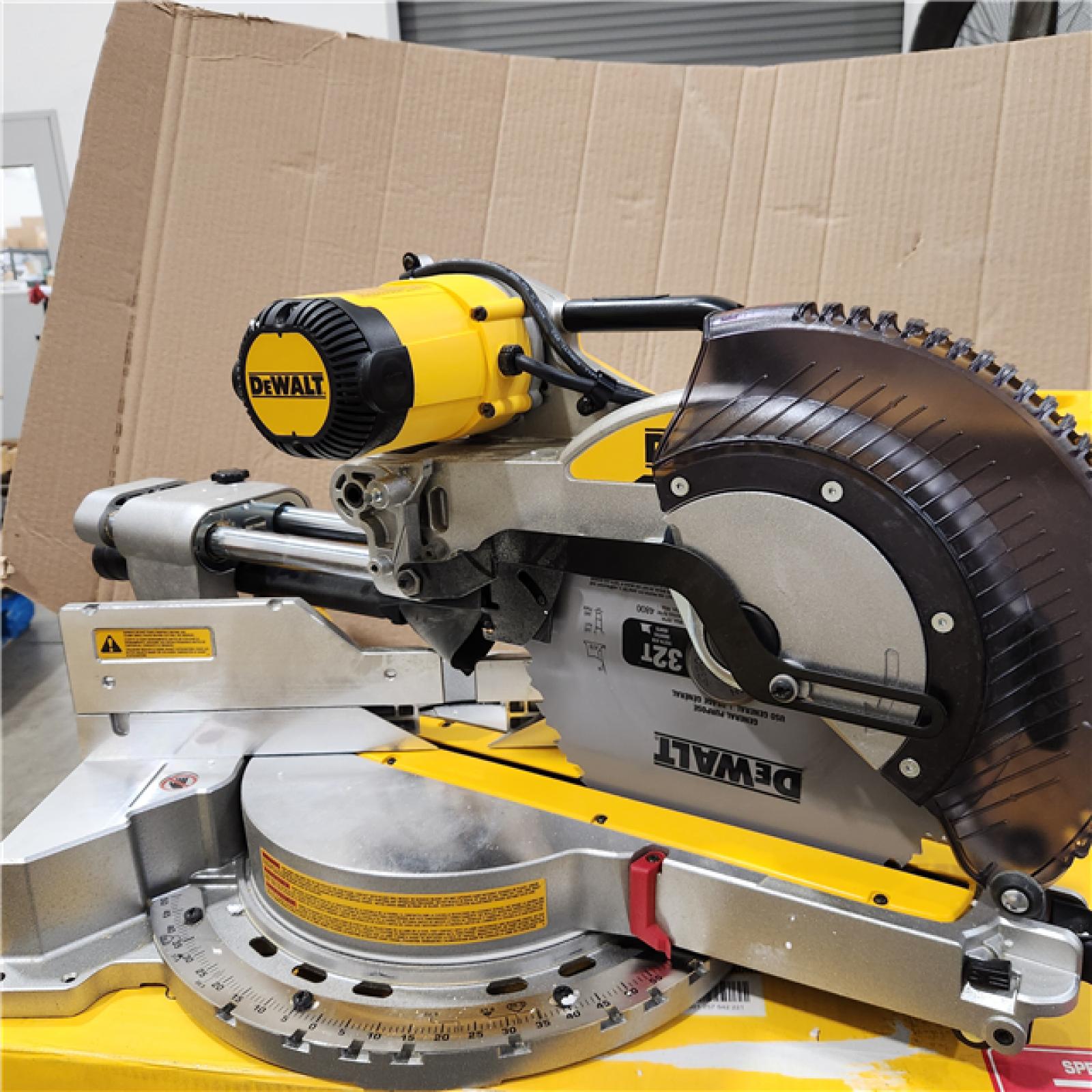 As-Is - DEWALT 12-in Dual Bevel Sliding Compound Miter Saw